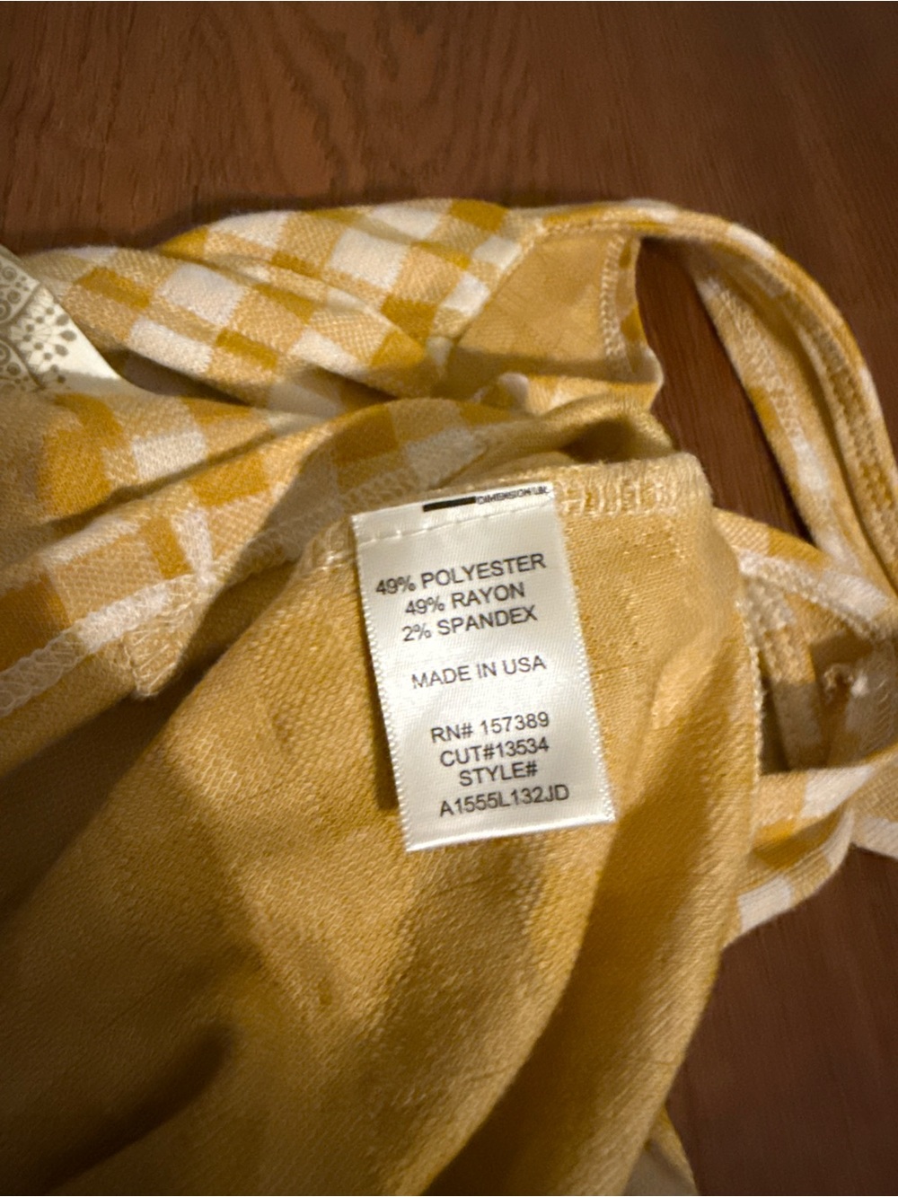 NWT Altar'd State Yellow Gingham Two Piece Set Crop Top Mini Skirt Co-Ord S - Picture 10 of 16